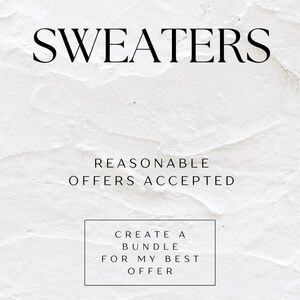 Sweaters and Sweatshirts